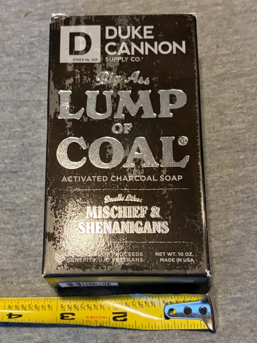 Duke Cannon Lump of Coal Activated Charcoal Soap - Black - Picture 5 of 5